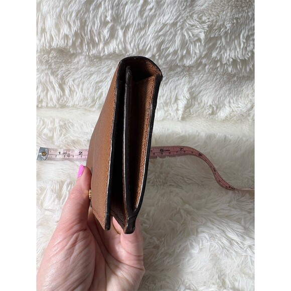 Michael Kors Wallet Womens One Size Brown Bifold Snap ID Window Card Slots - Picture 4 of 7